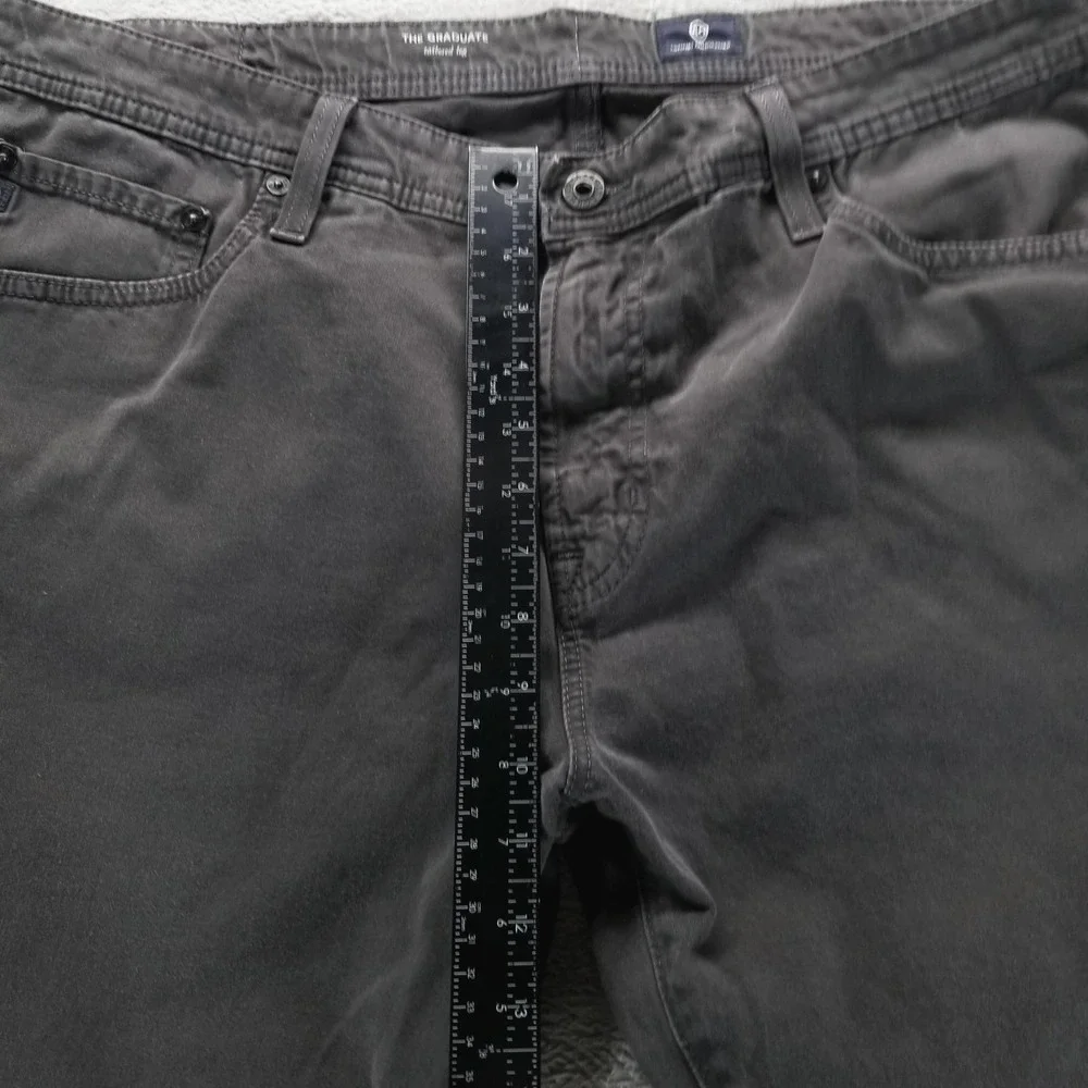 AG Adriano Goldschmied Jeans‎ Mens 38 Gray Everett Straight Stretch Comfort